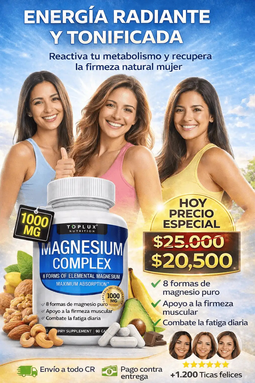 Toplux Magnesium Complex Pro - 8 en 1
